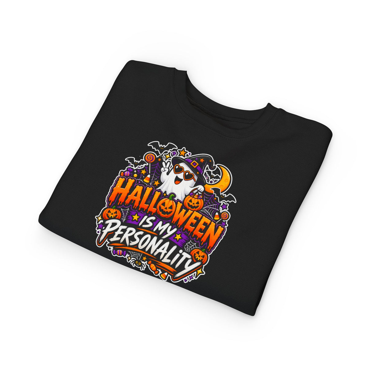 Bad to the Bone Halloween Toddler Sweatshirt