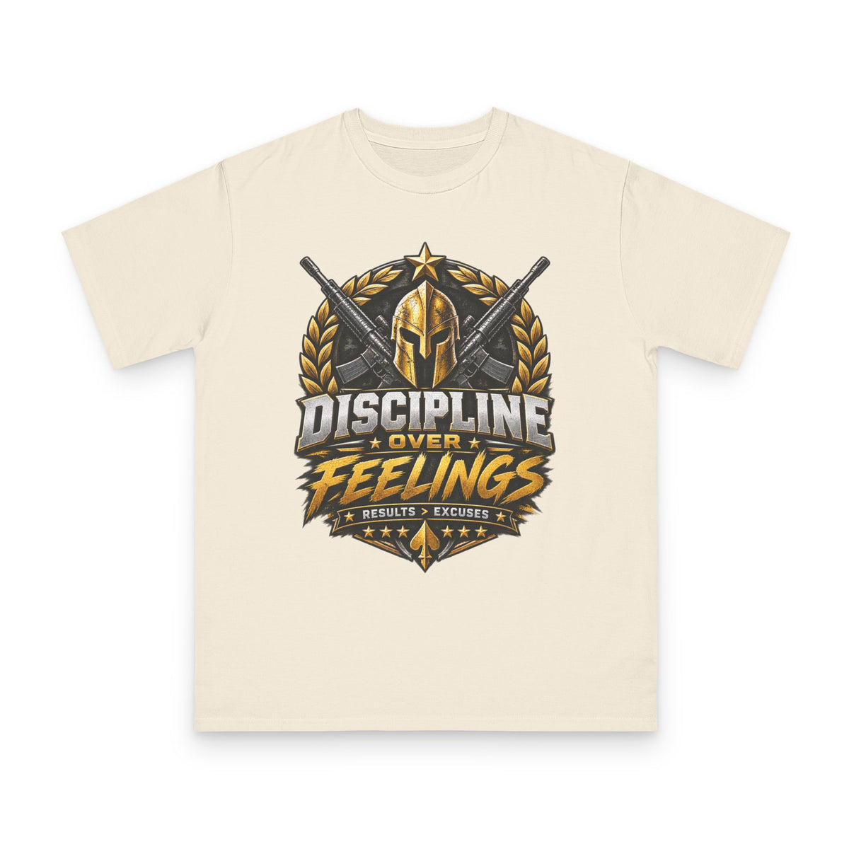 Discipline Over Feeling — Organic Unisex T-Shirt