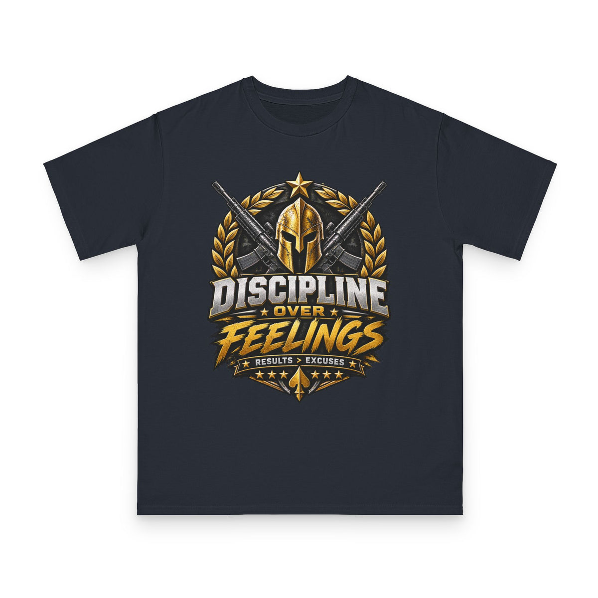 Discipline Over Feeling — Organic Unisex T-Shirt