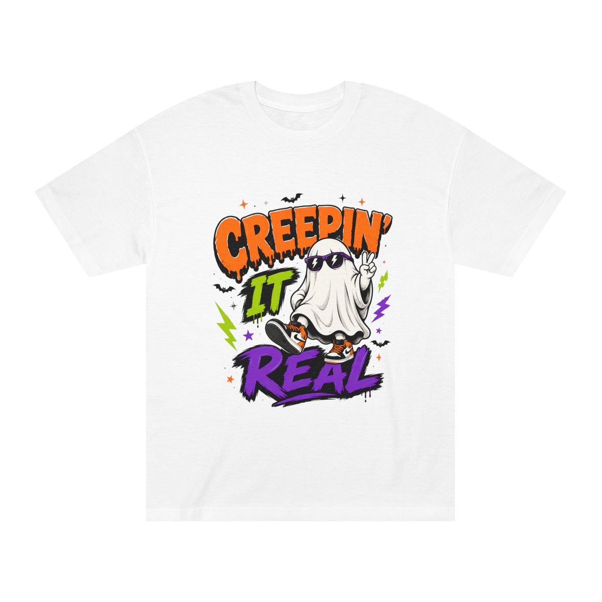 Creepin' It Real Halloween Unisex Graphic Tee