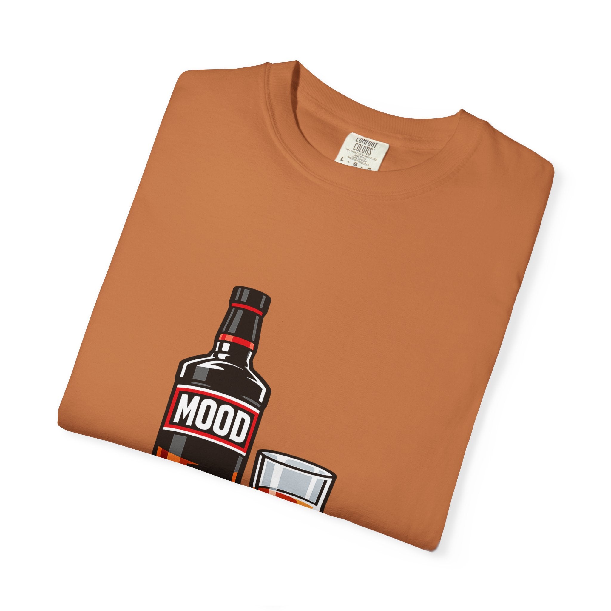 Mood Whiskey Bottle and Glass T-Shirt | Drinking Illustration