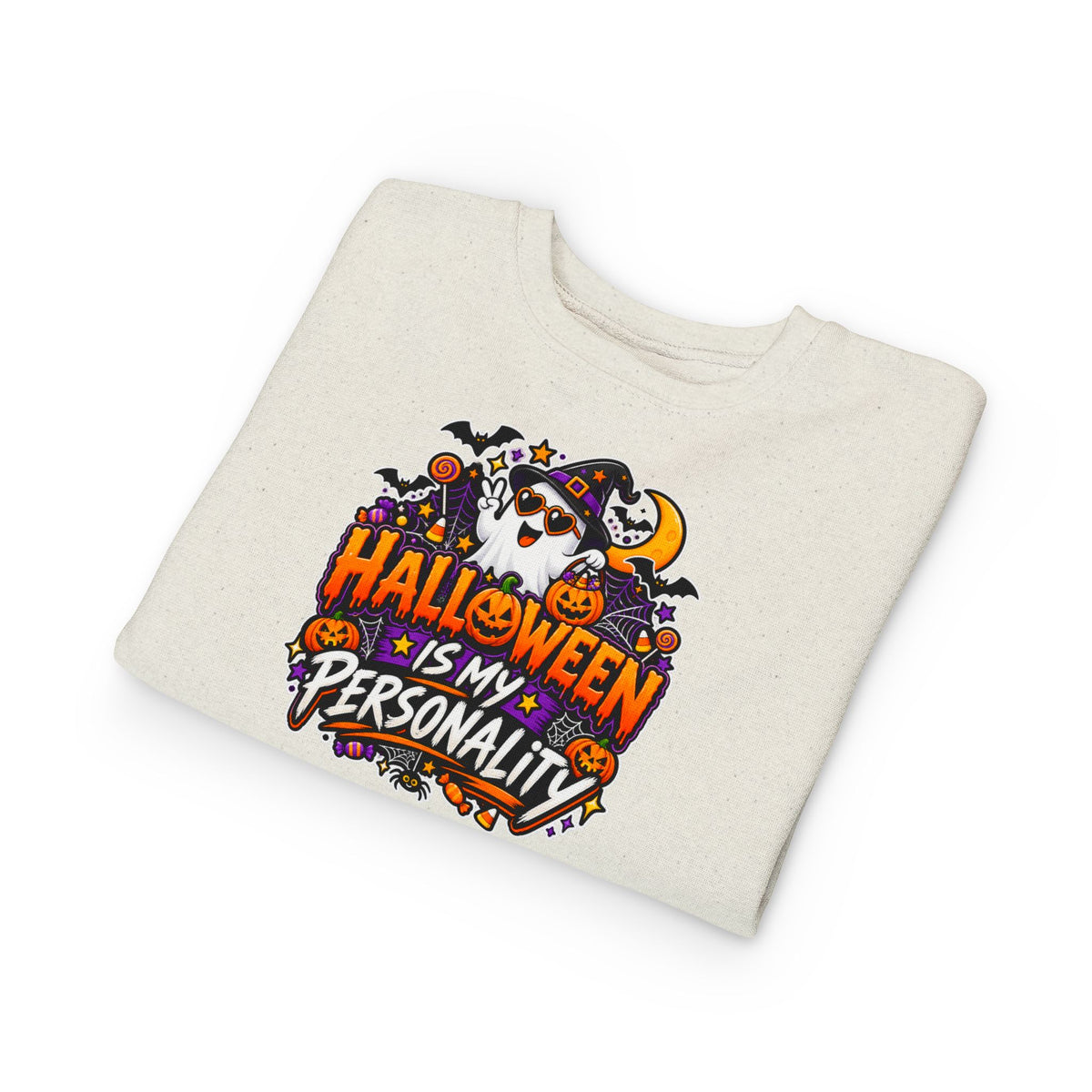 Bad to the Bone Halloween Toddler Sweatshirt