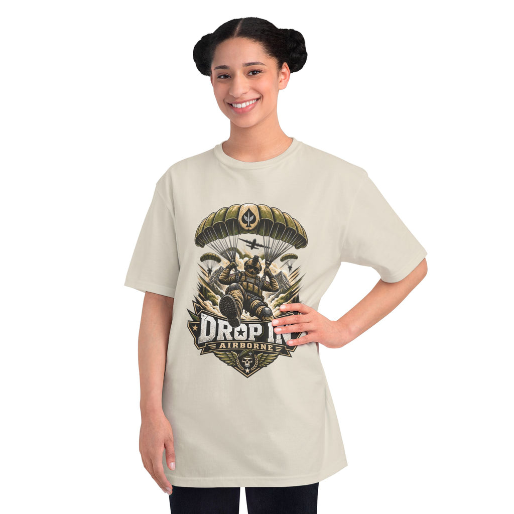 Drop In Airborne — Organic Unisex T-Shirt