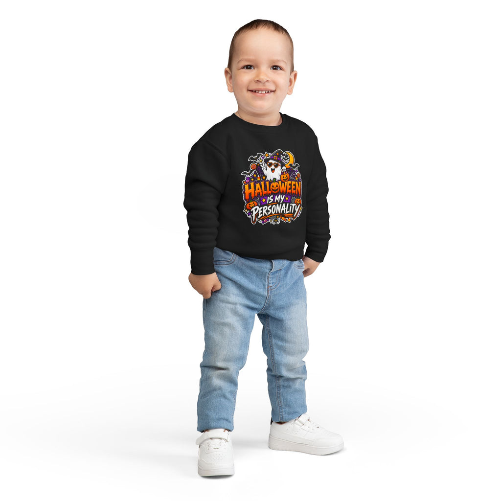 Bad to the Bone Halloween Toddler Sweatshirt