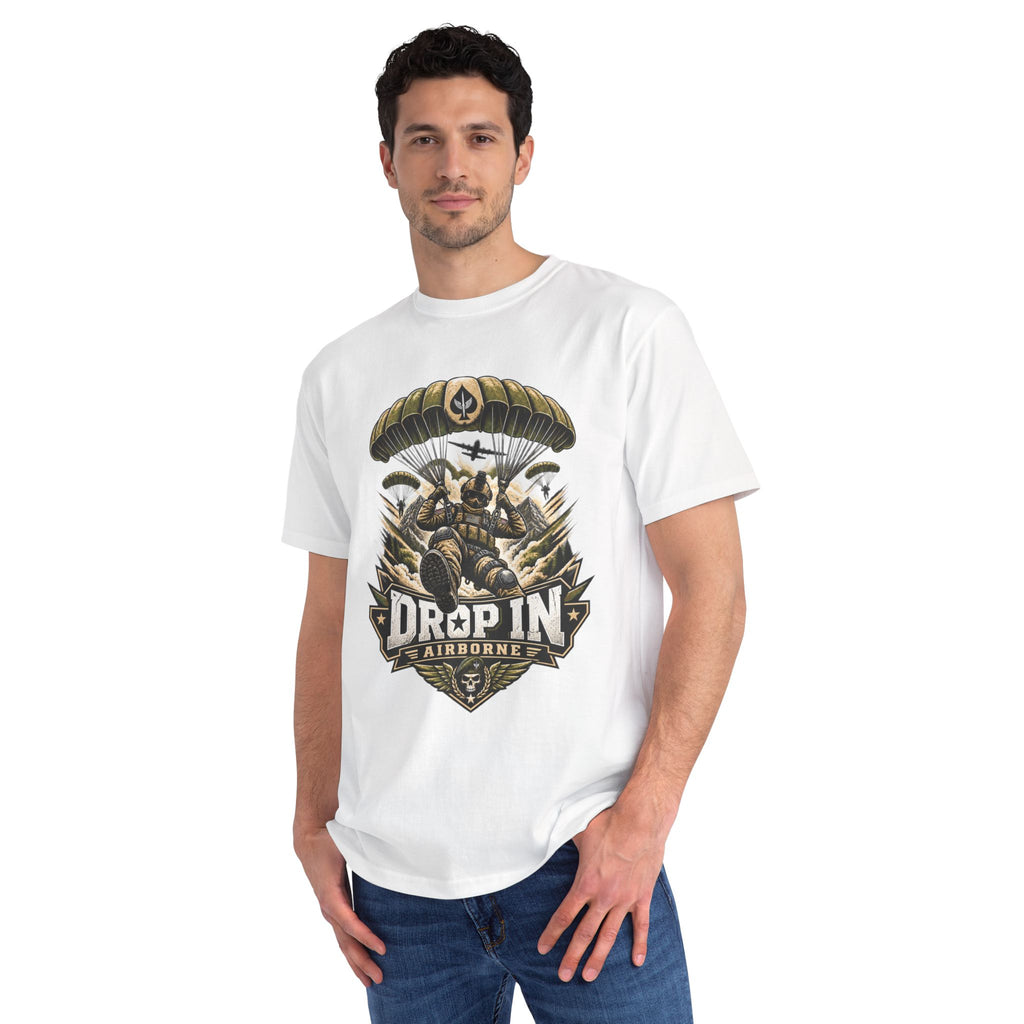 Drop In Airborne — Organic Unisex T-Shirt