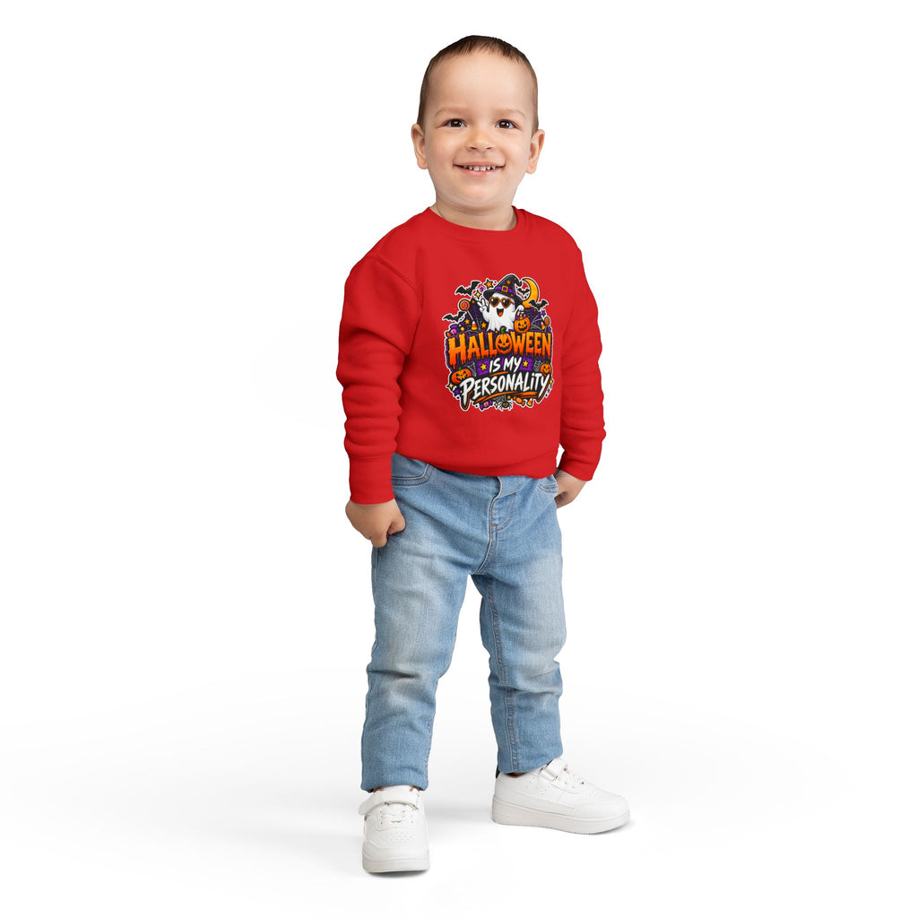 Bad to the Bone Halloween Toddler Sweatshirt