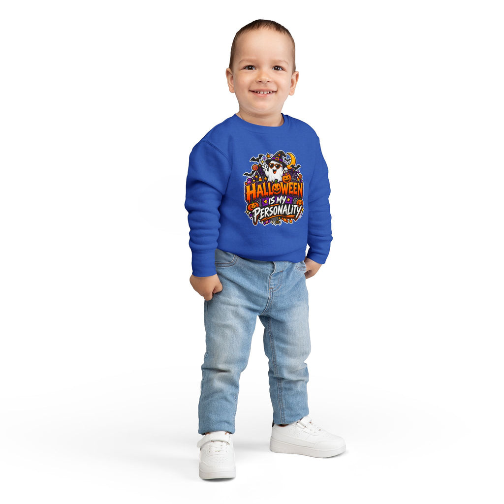 Bad to the Bone Halloween Toddler Sweatshirt