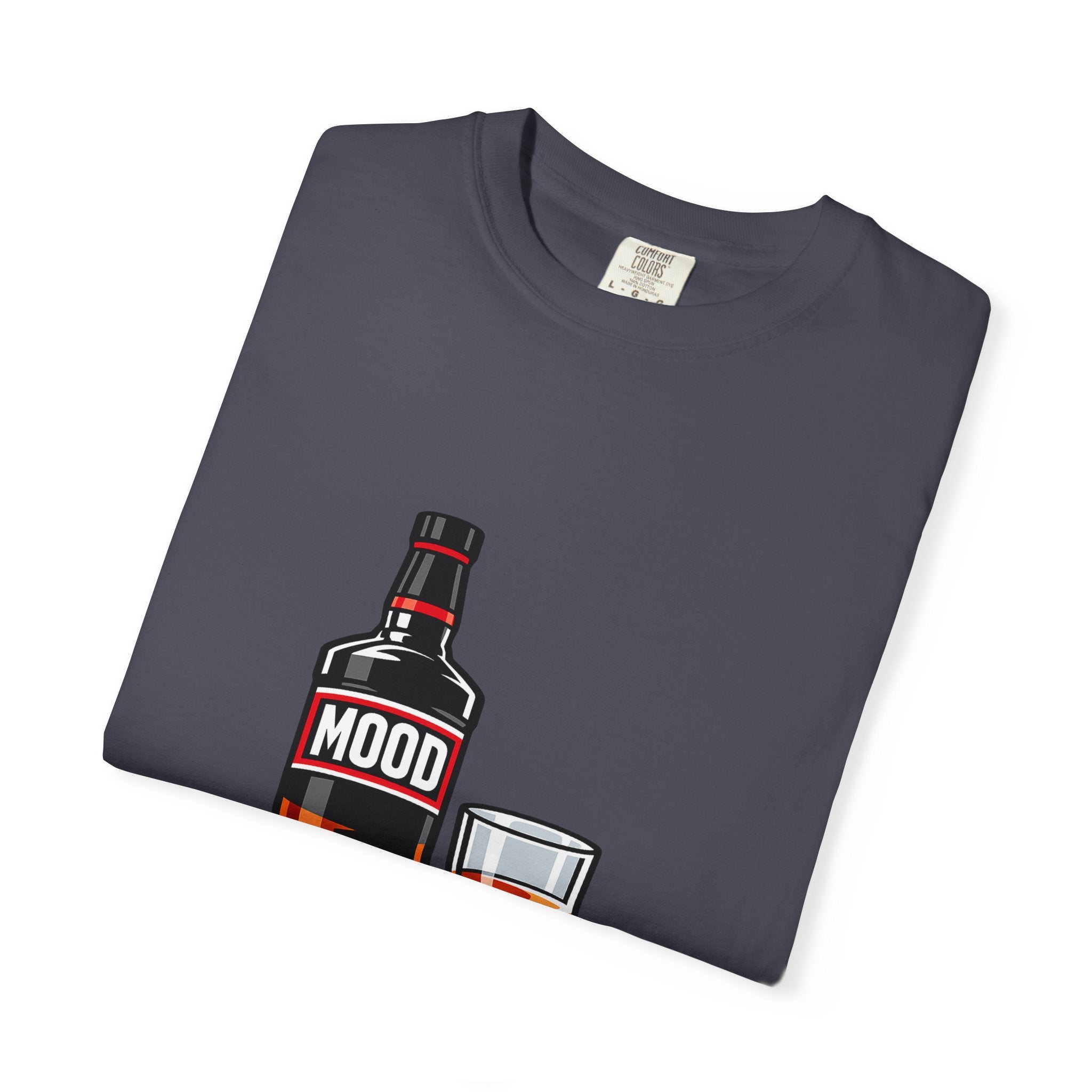 Mood Whiskey Bottle and Glass T-Shirt | Drinking Illustration
