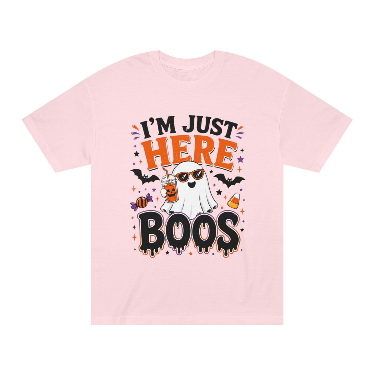 I'm Just Here for the Boos Halloween Unisex Graphic Tee