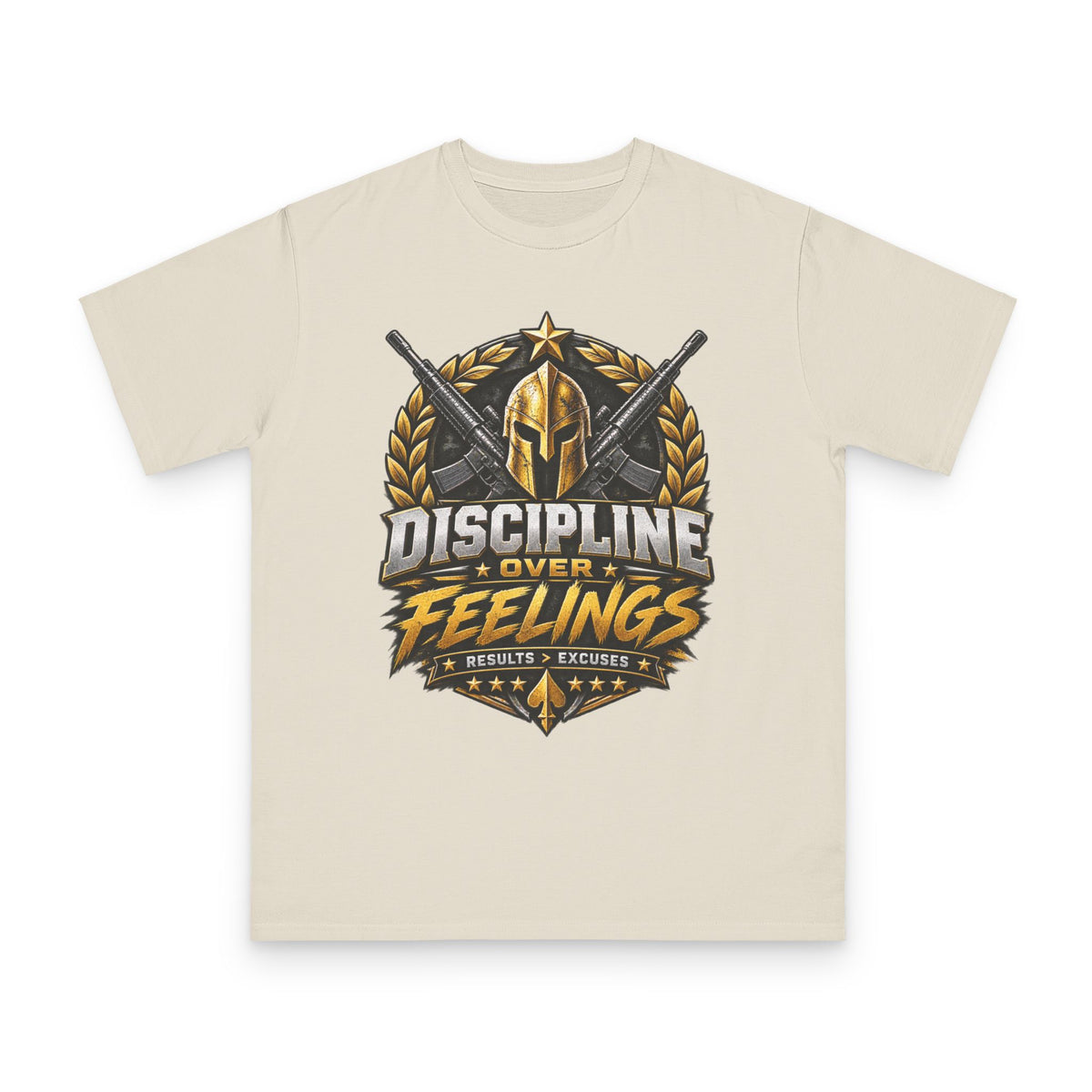 Discipline Over Feeling — Organic Unisex T-Shirt
