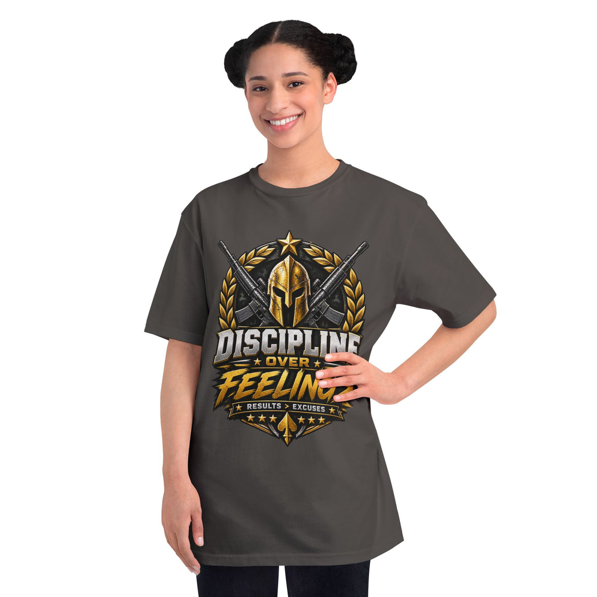 Discipline Over Feeling — Organic Unisex T-Shirt
