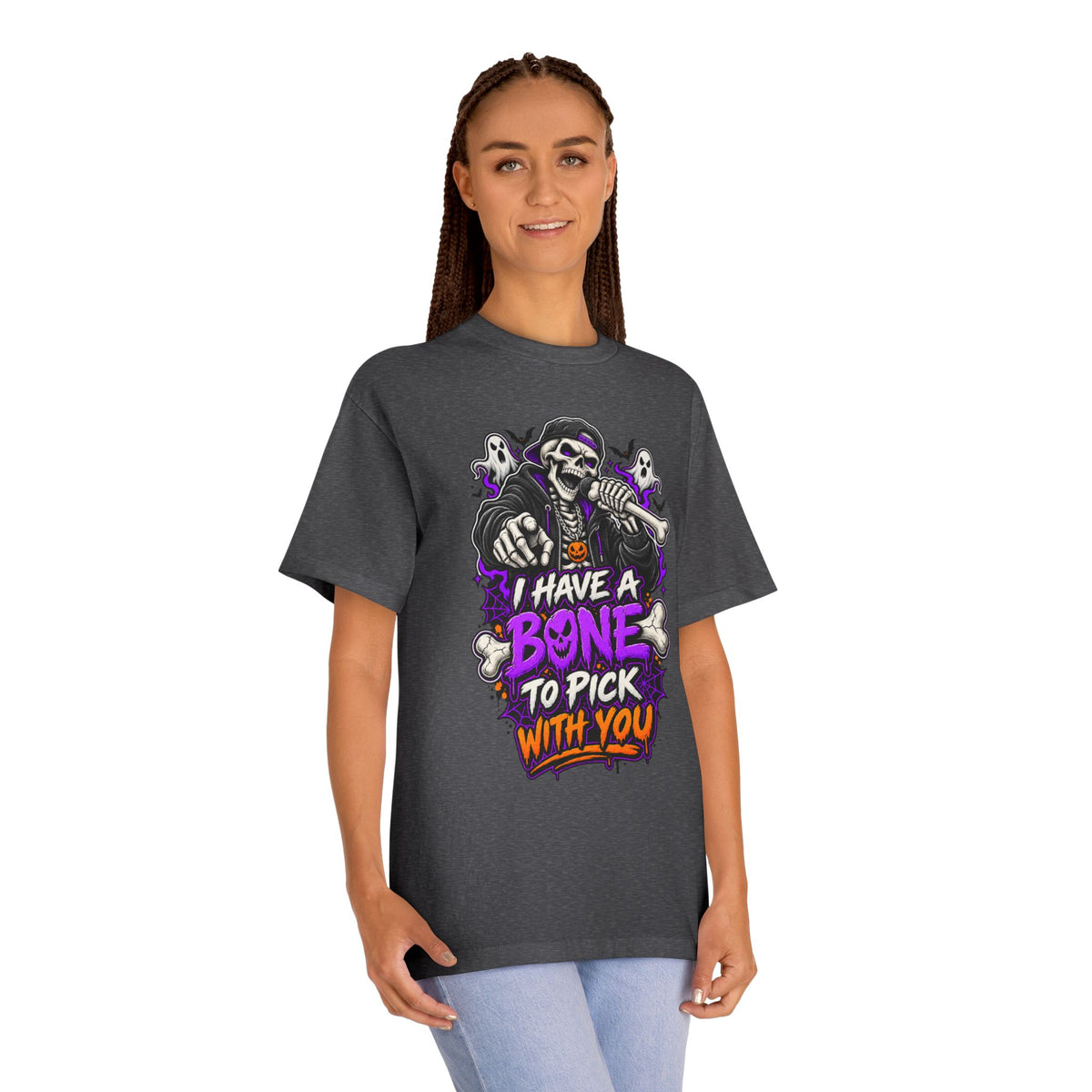 I Have a Bone to Pick With You Halloween Unisex Graphic Tee