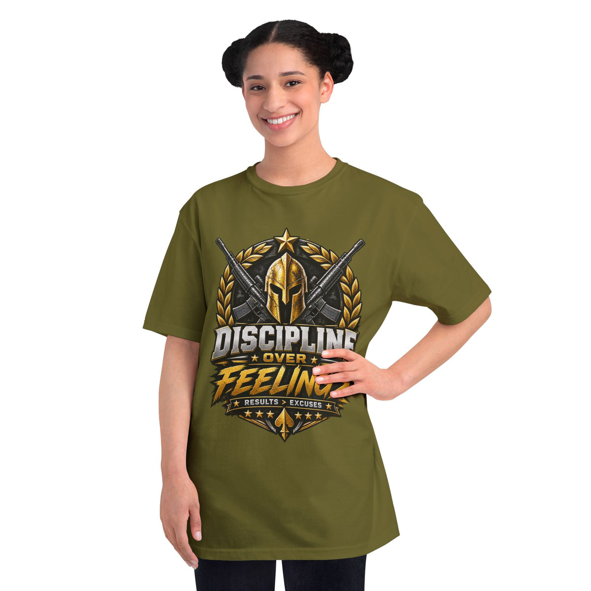 Discipline Over Feeling — Organic Unisex T-Shirt