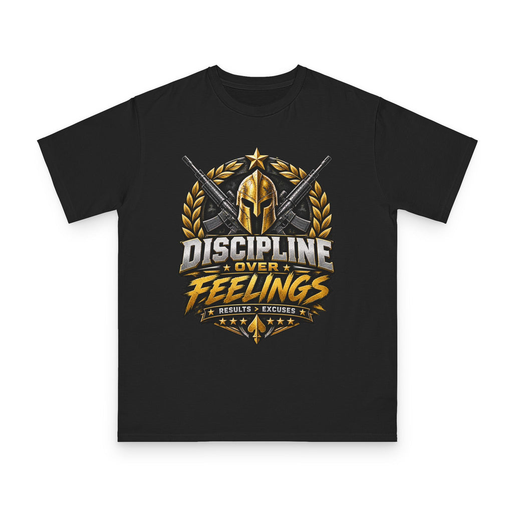 Discipline Over Feeling — Organic Unisex T-Shirt