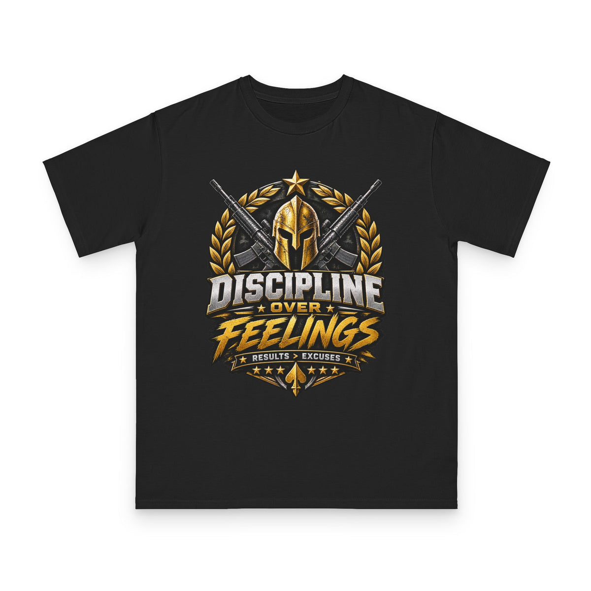Discipline Over Feeling — Organic Unisex T-Shirt