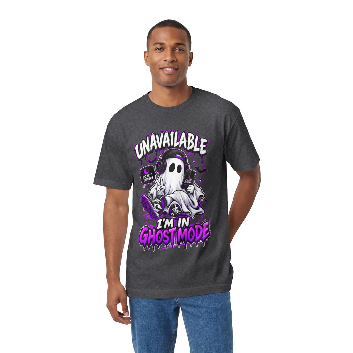 Unavailable — I'm in Ghost Mode Halloween Unisex Graphic Tee