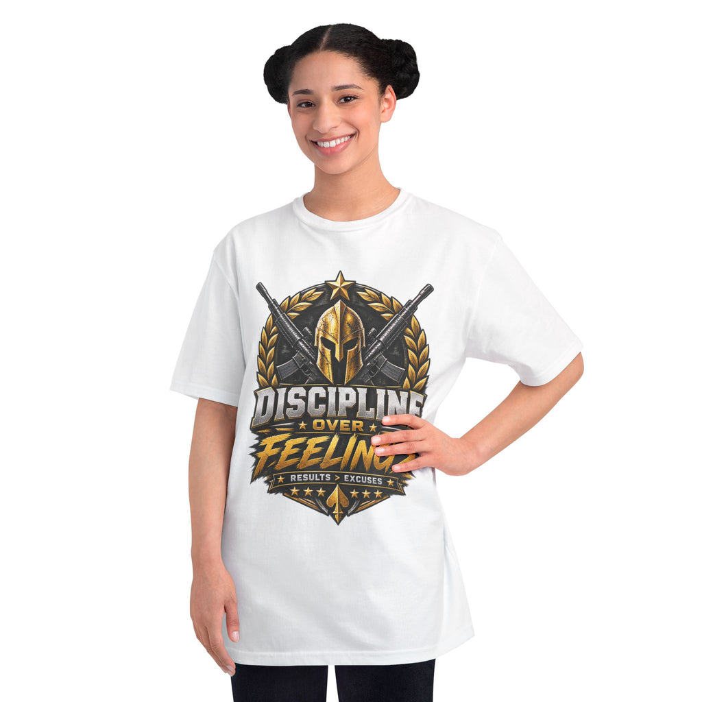 Discipline Over Feeling — Organic Unisex T-Shirt