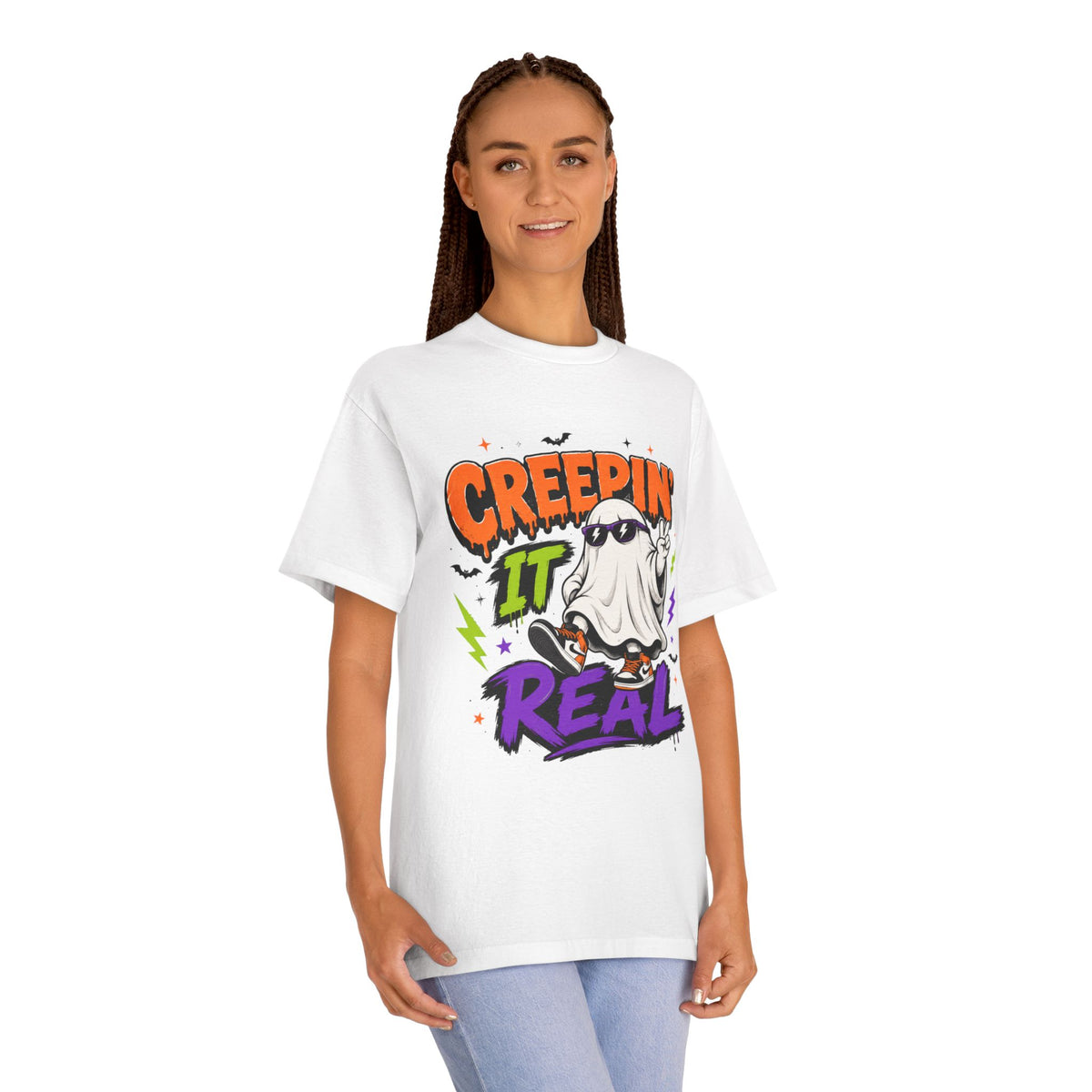 Creepin' It Real Halloween Unisex Graphic Tee