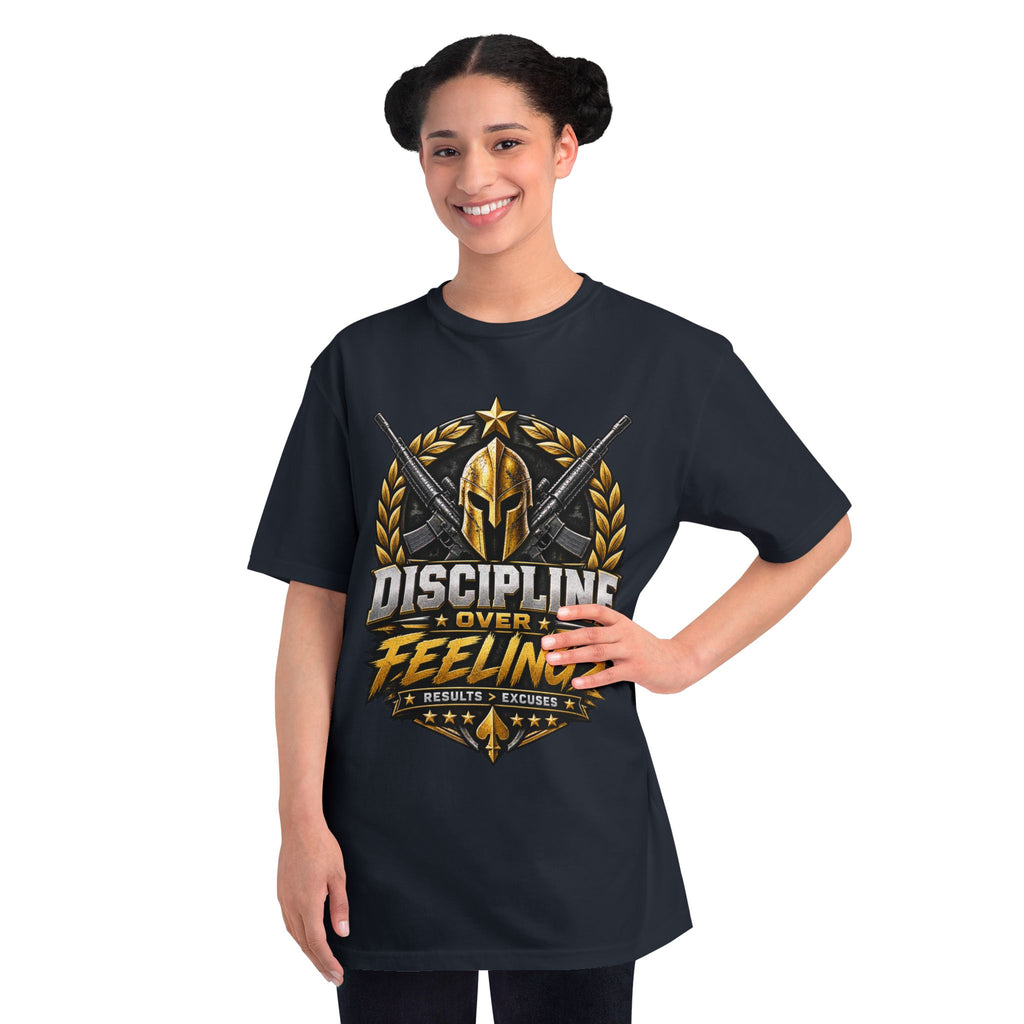 Discipline Over Feeling — Organic Unisex T-Shirt
