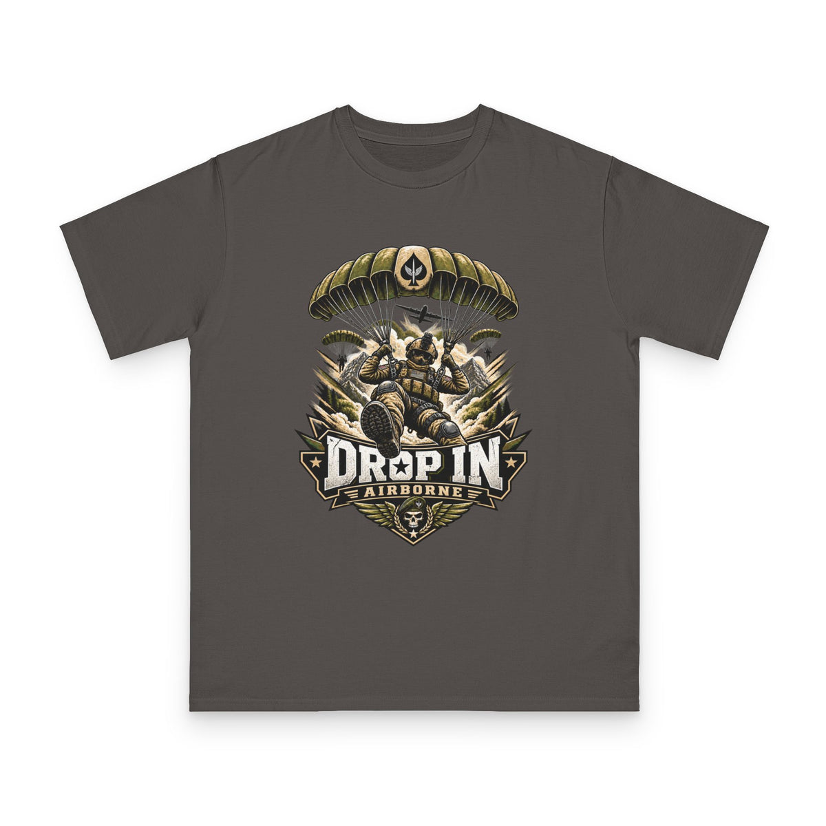 Drop In Airborne — Organic Unisex T-Shirt