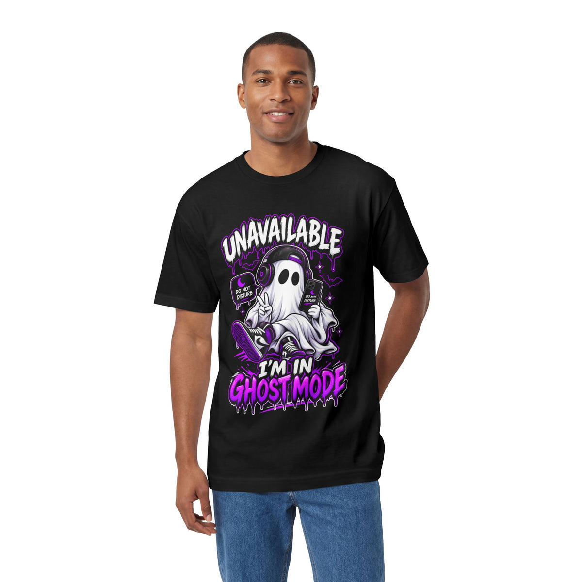 Unavailable — I'm in Ghost Mode Halloween Unisex Graphic Tee