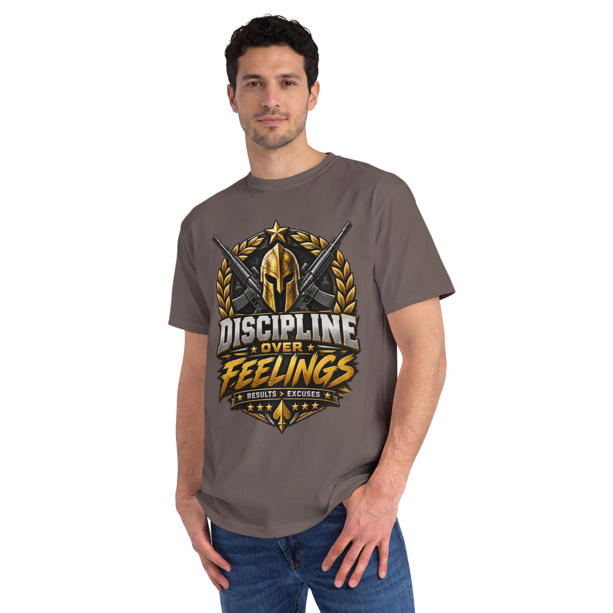 Discipline Over Feeling — Organic Unisex T-Shirt