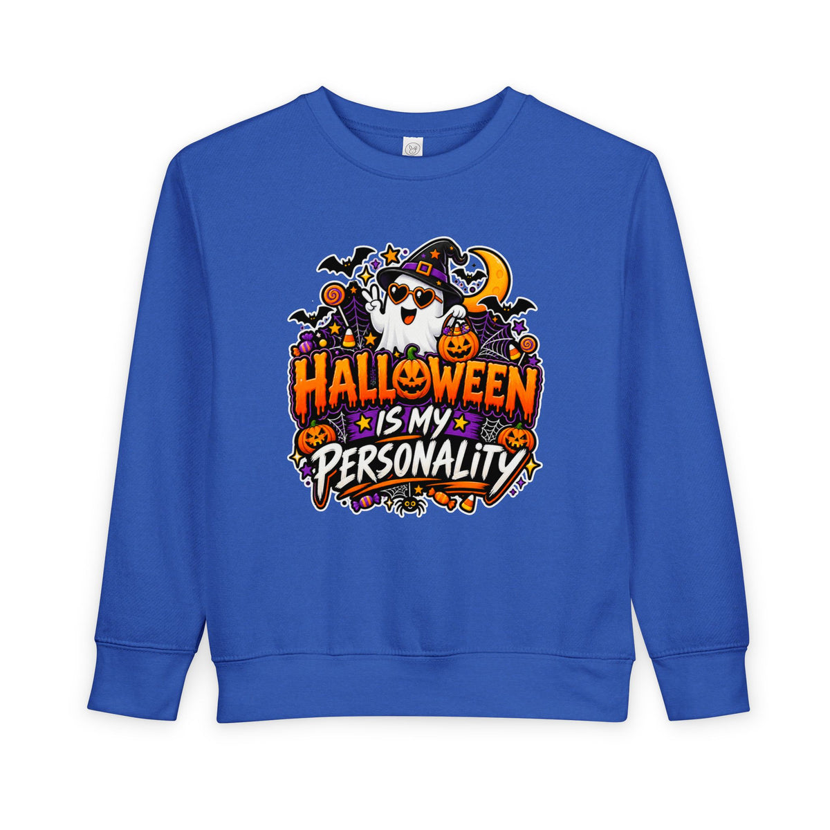 Bad to the Bone Halloween Toddler Sweatshirt