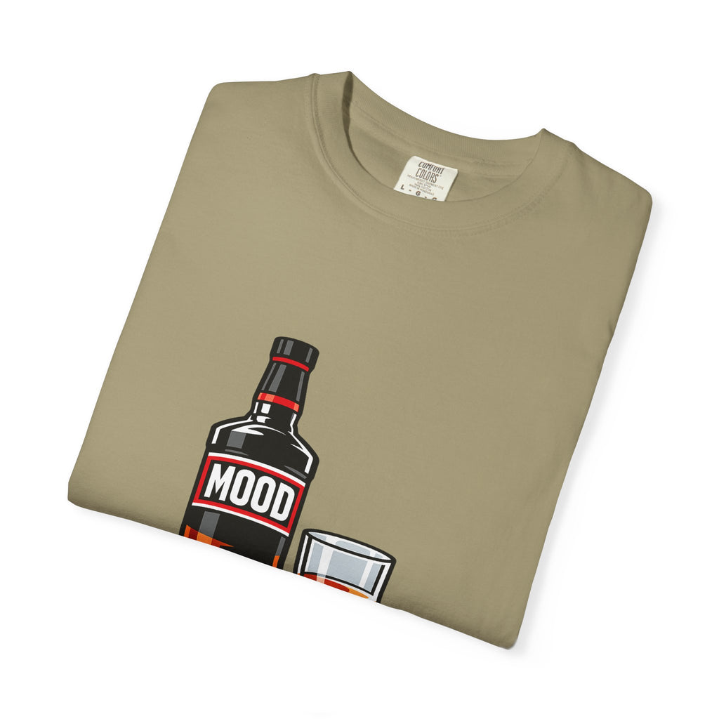 Mood Whiskey Bottle and Glass T-Shirt | Drinking Illustration