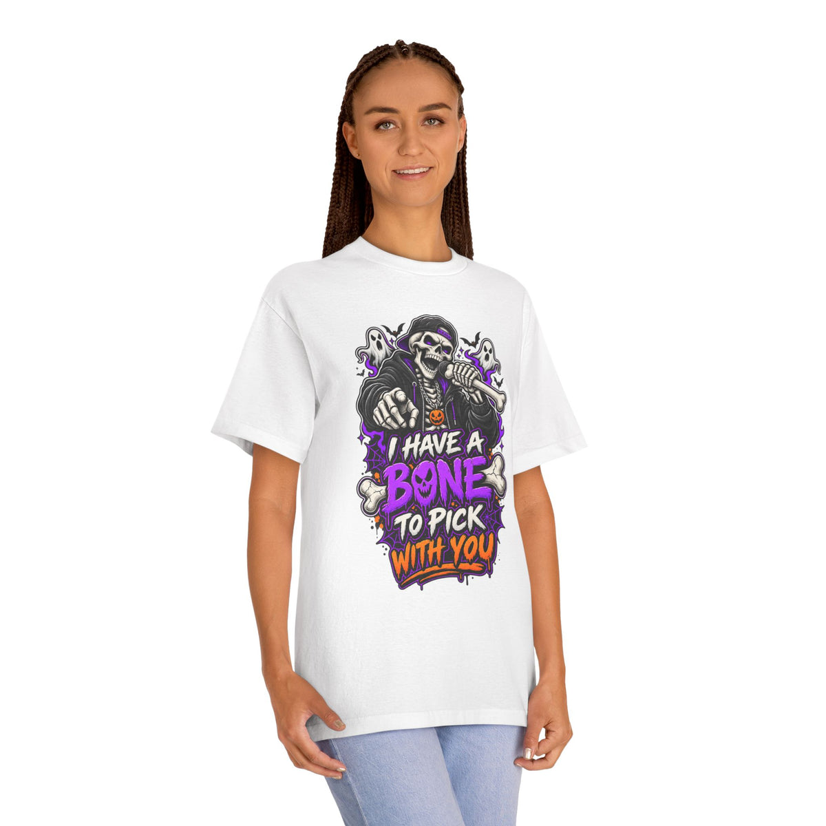 I Have a Bone to Pick With You Halloween Unisex Graphic Tee