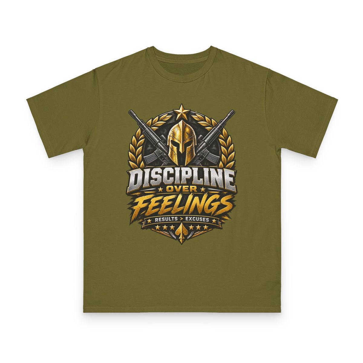 Discipline Over Feeling — Organic Unisex T-Shirt