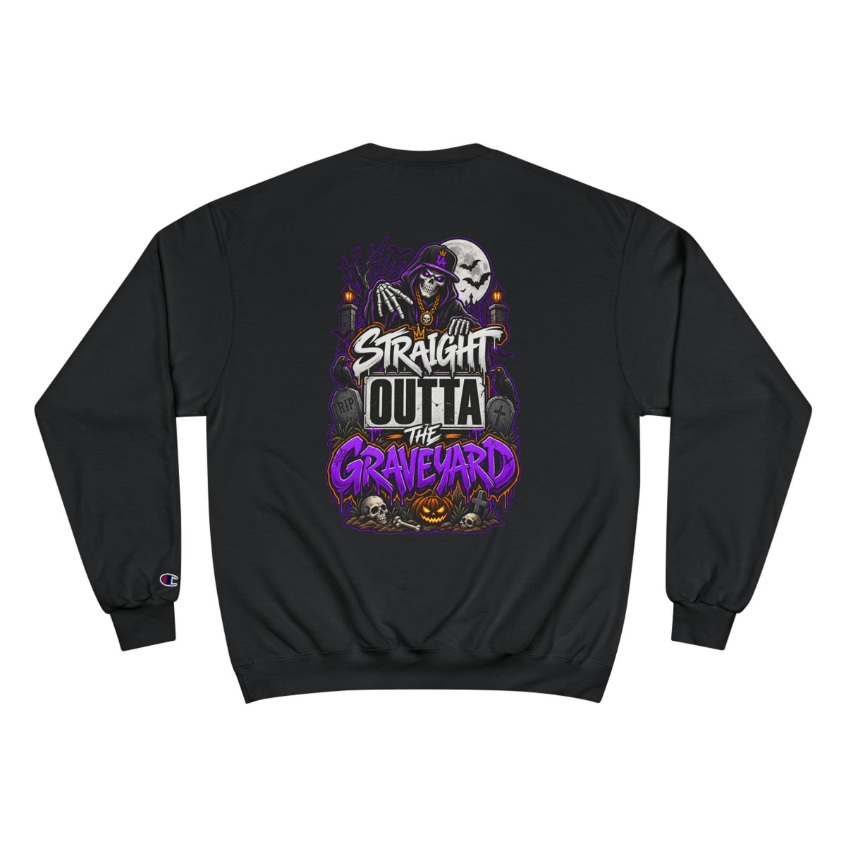 Bad to the Bone Halloween Champion Sweatshirt