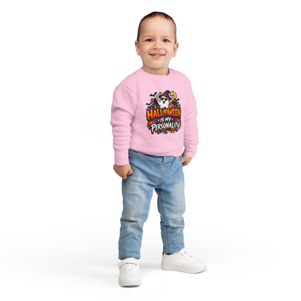 Bad to the Bone Halloween Toddler Sweatshirt