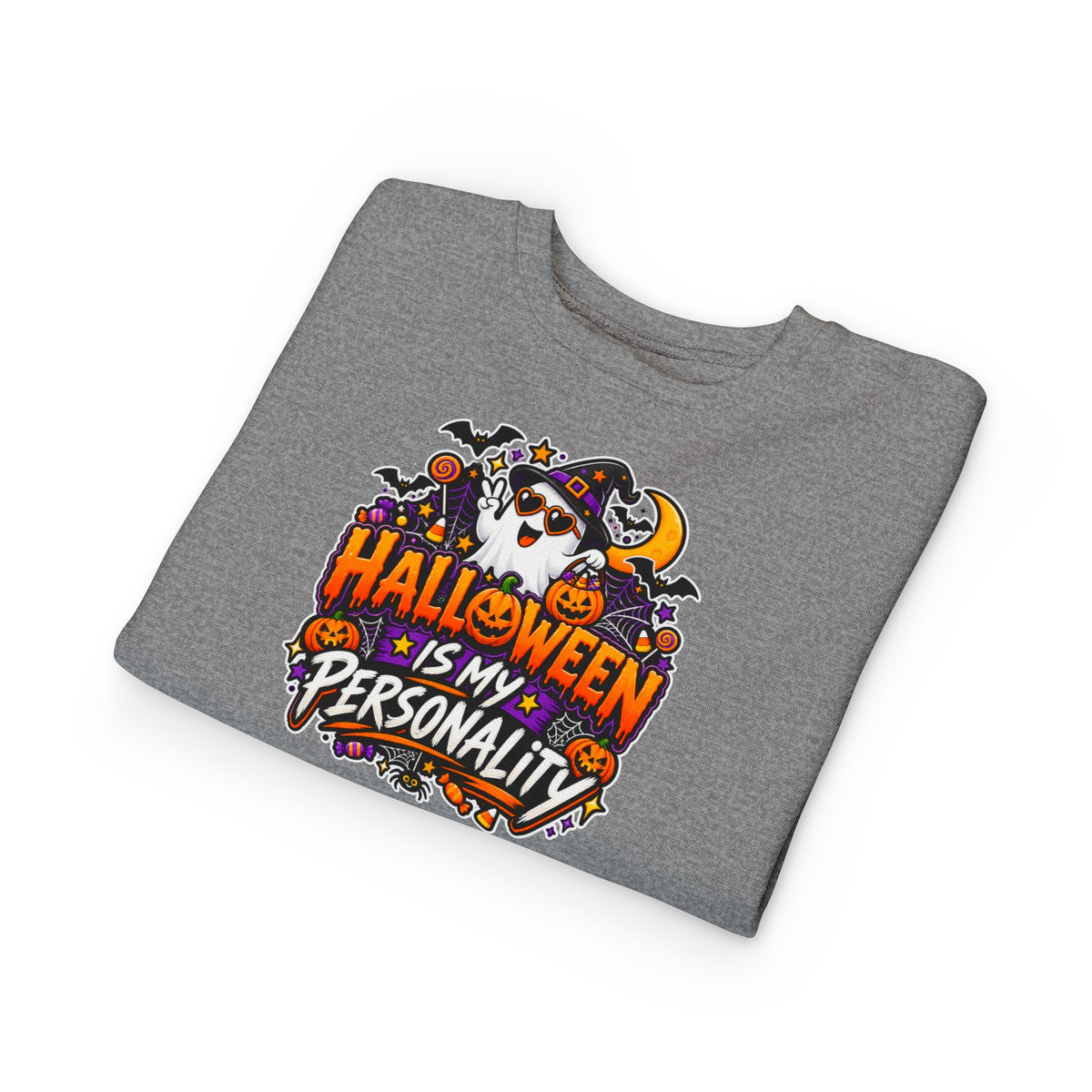 Bad to the Bone Halloween Toddler Sweatshirt