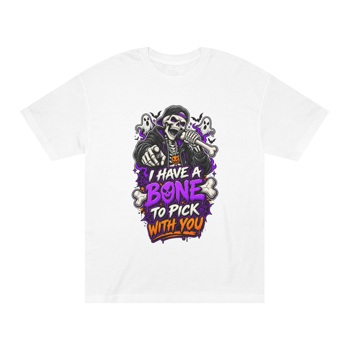 I Have a Bone to Pick With You Halloween Unisex Graphic Tee