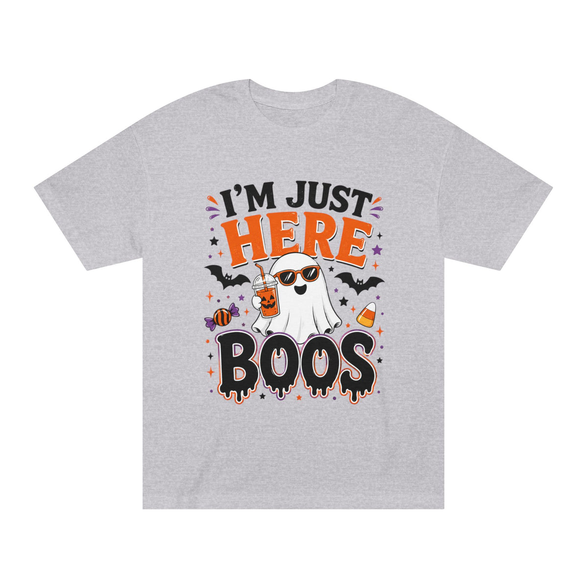 I'm Just Here for the Boos Halloween Unisex Graphic Tee