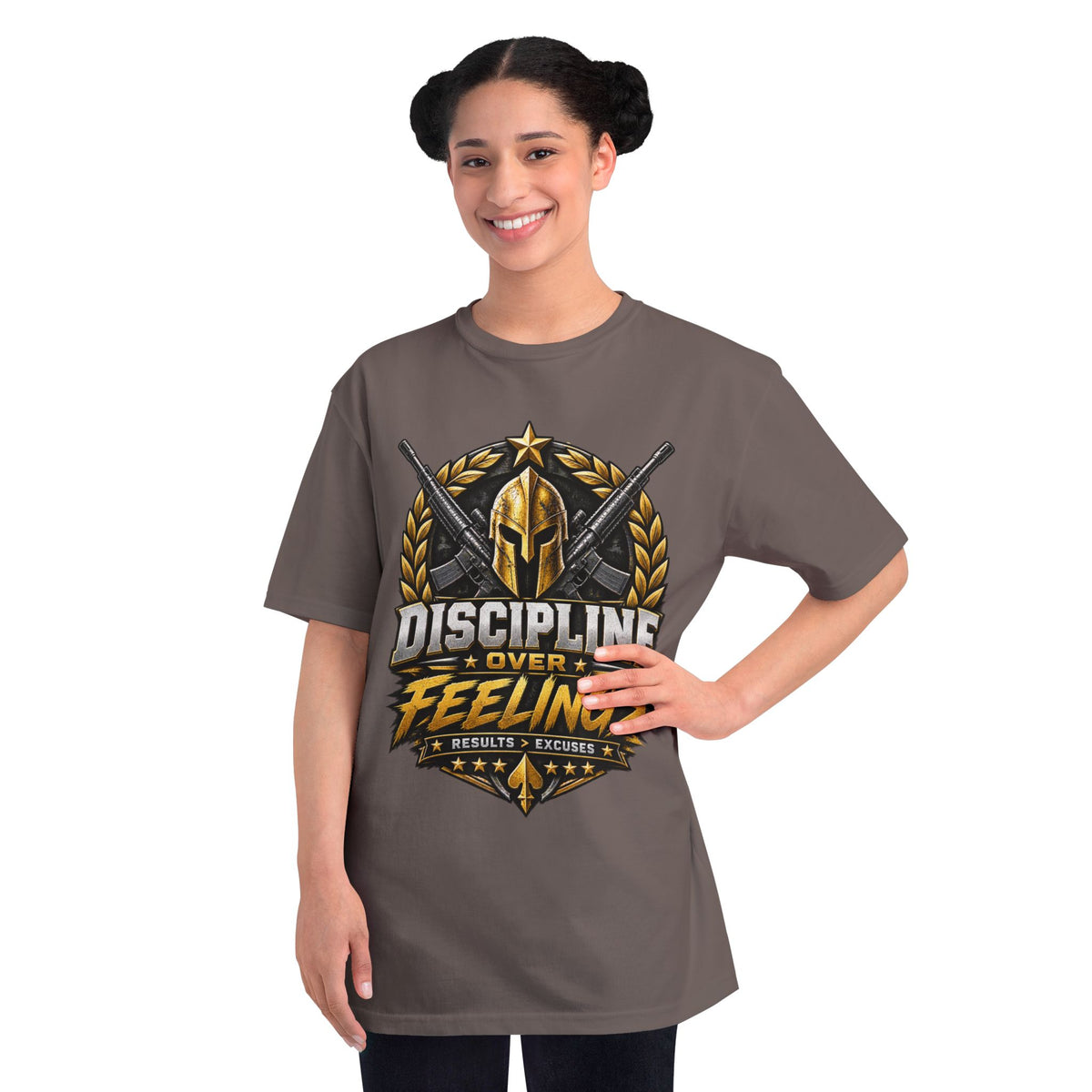 Discipline Over Feeling — Organic Unisex T-Shirt