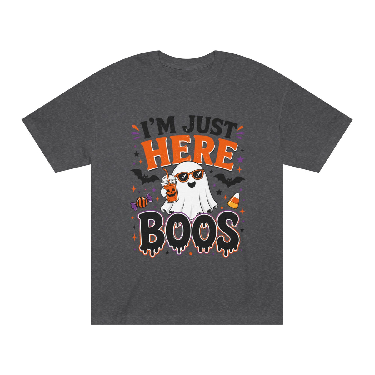 I'm Just Here for the Boos Halloween Unisex Graphic Tee