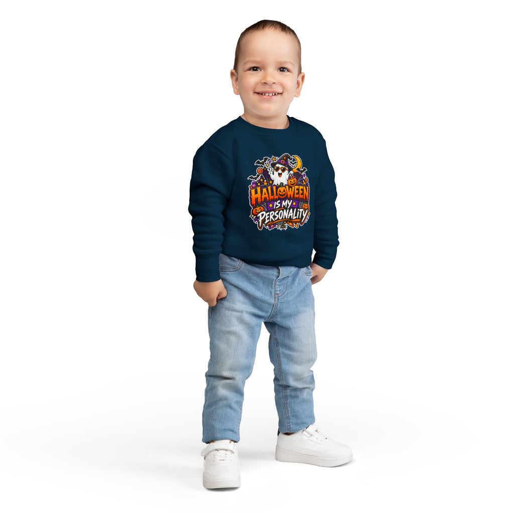 Bad to the Bone Halloween Toddler Sweatshirt