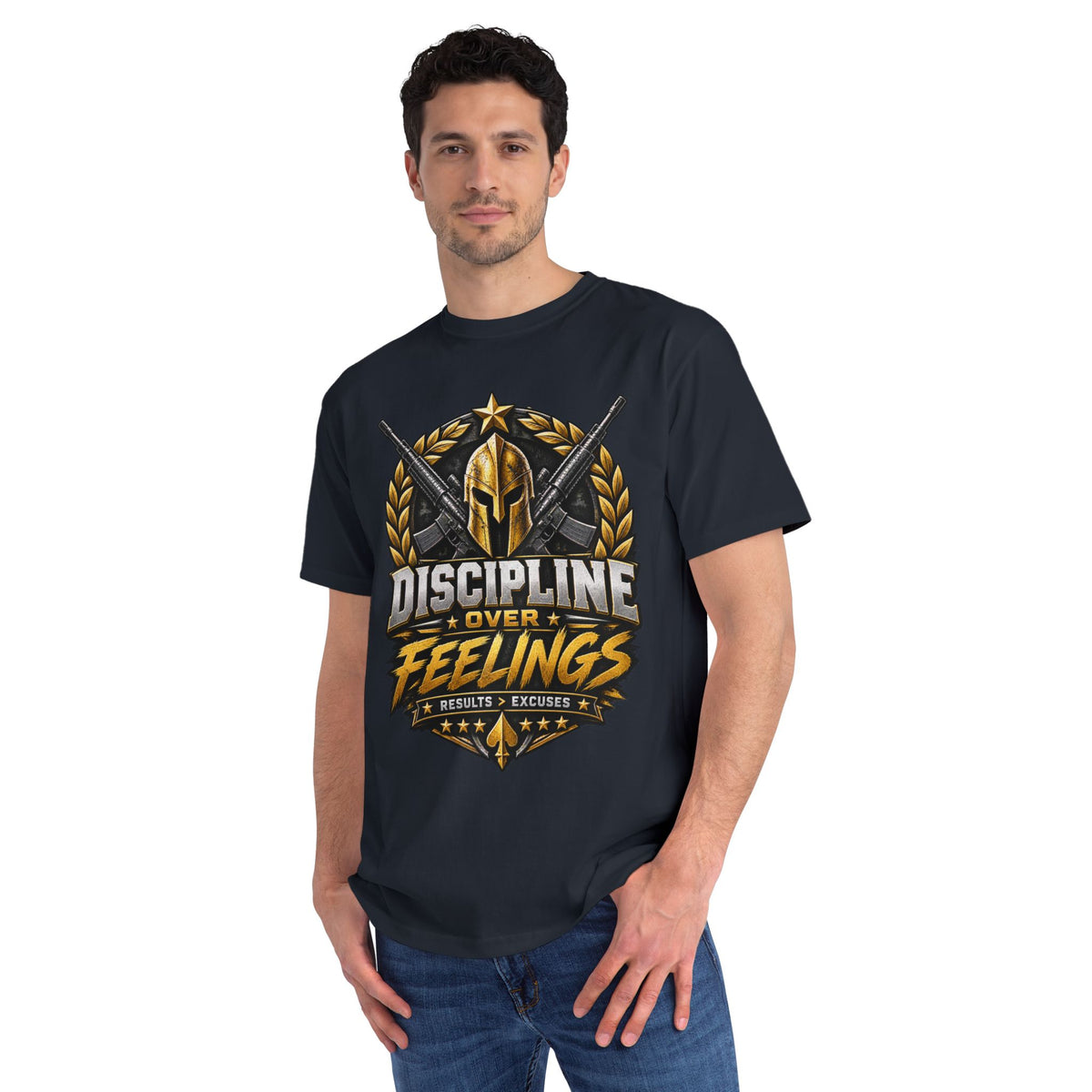 Discipline Over Feeling — Organic Unisex T-Shirt