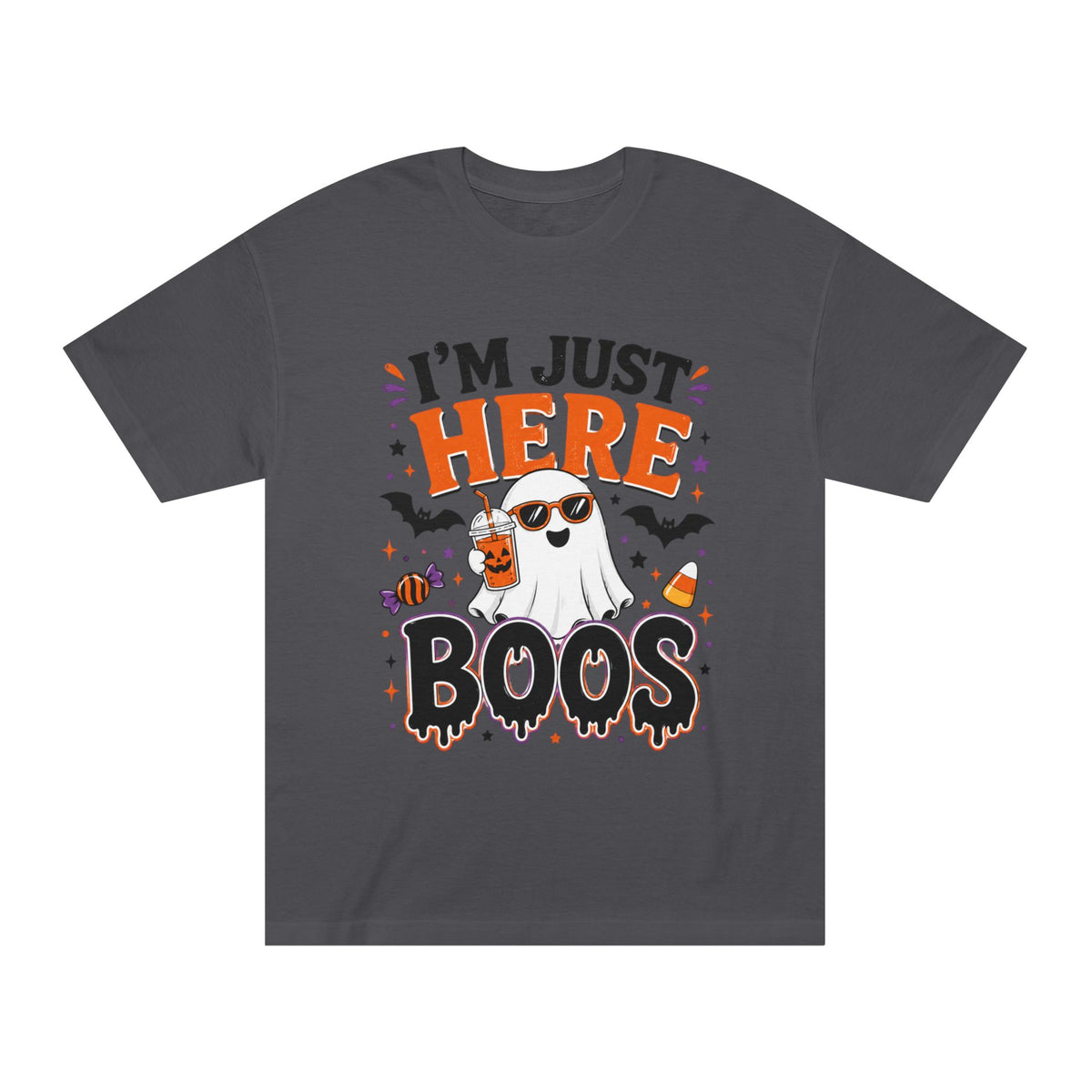 I'm Just Here for the Boos Halloween Unisex Graphic Tee
