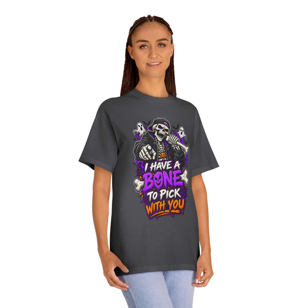 I Have a Bone to Pick With You Halloween Unisex Graphic Tee