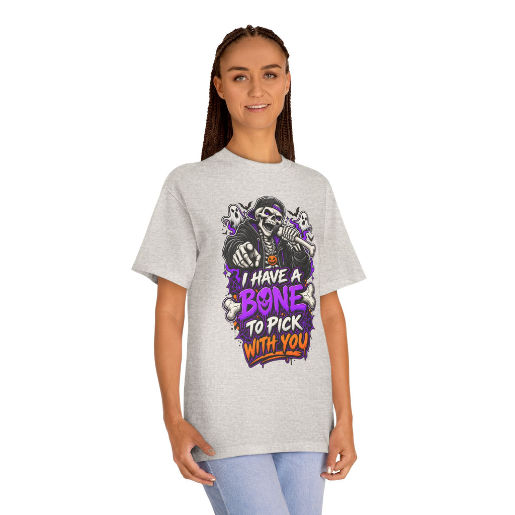 I Have a Bone to Pick With You Halloween Unisex Graphic Tee