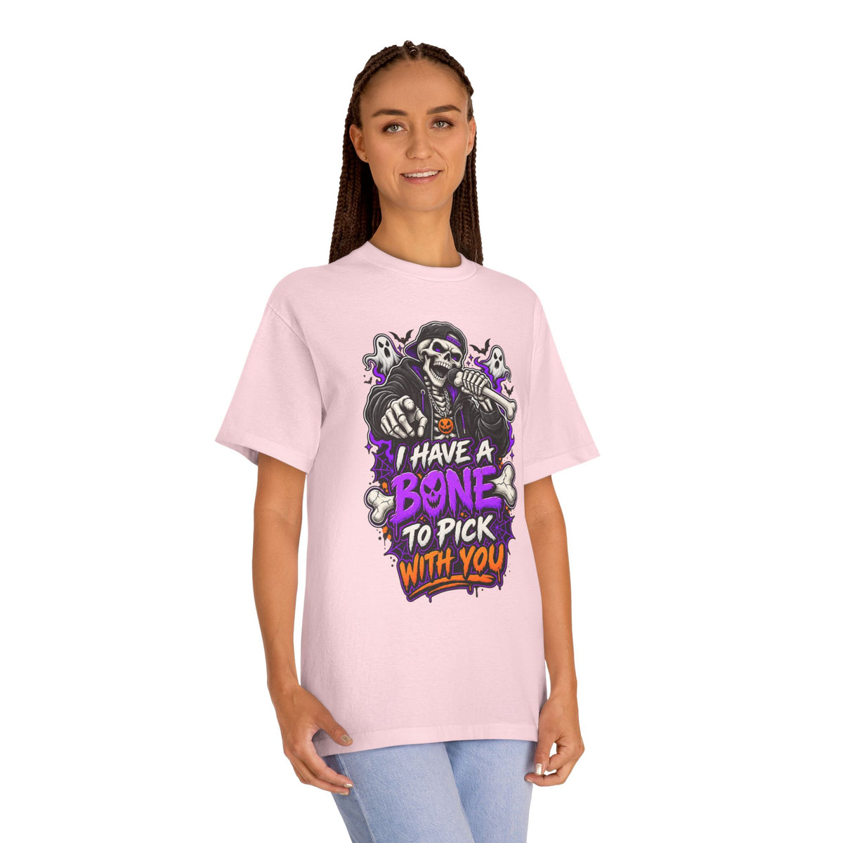 I Have a Bone to Pick With You Halloween Unisex Graphic Tee