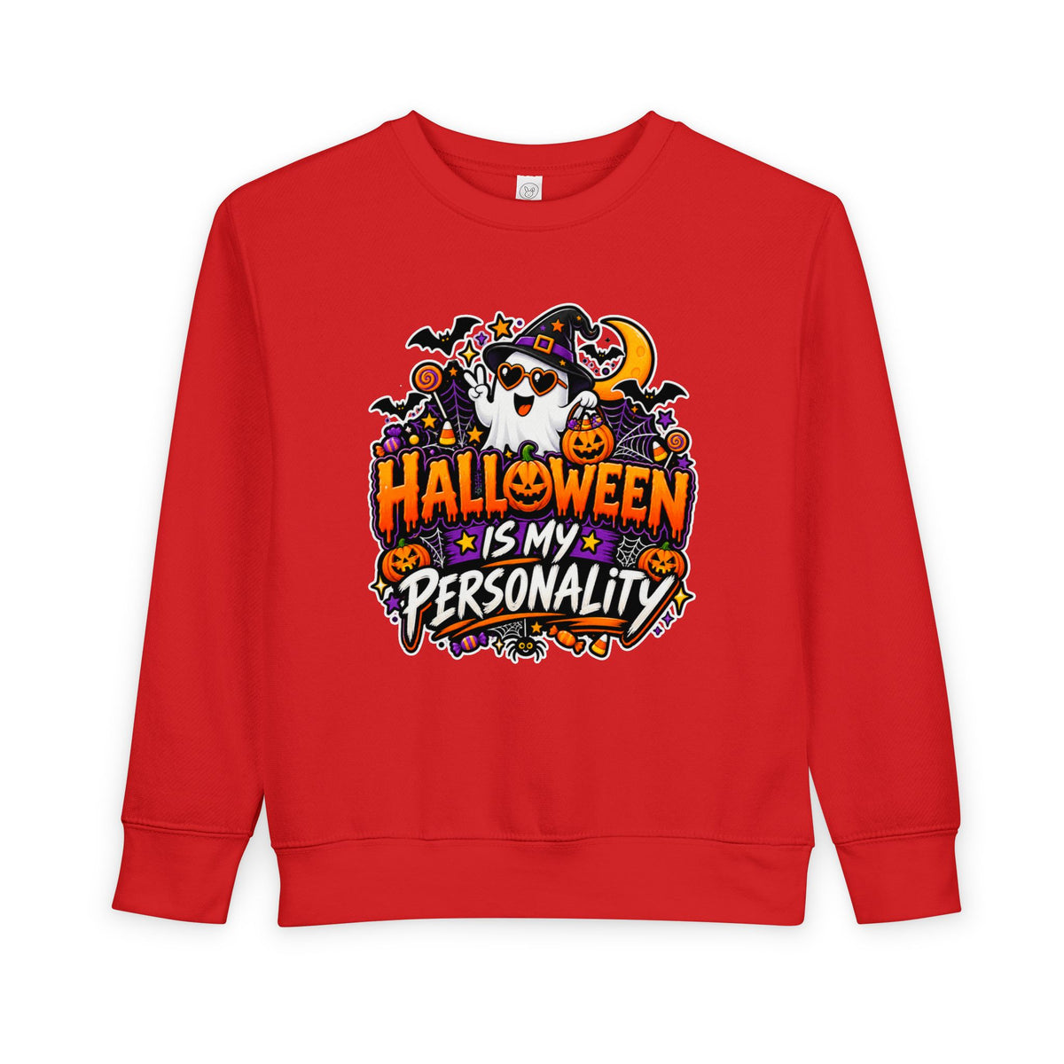 Bad to the Bone Halloween Toddler Sweatshirt