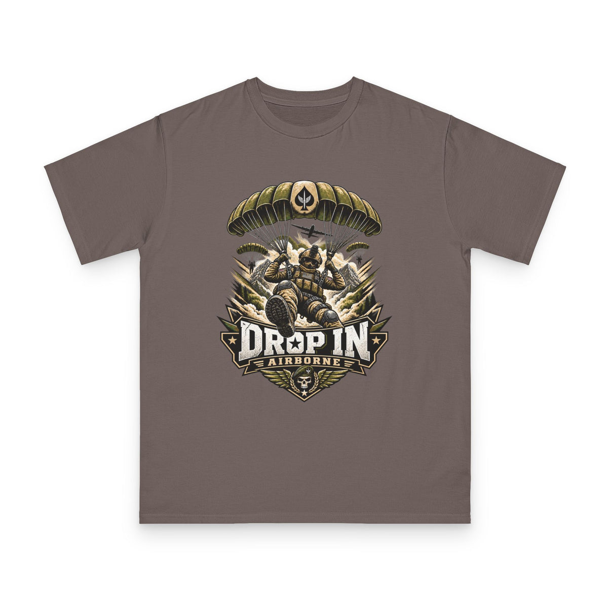 Drop In Airborne — Organic Unisex T-Shirt