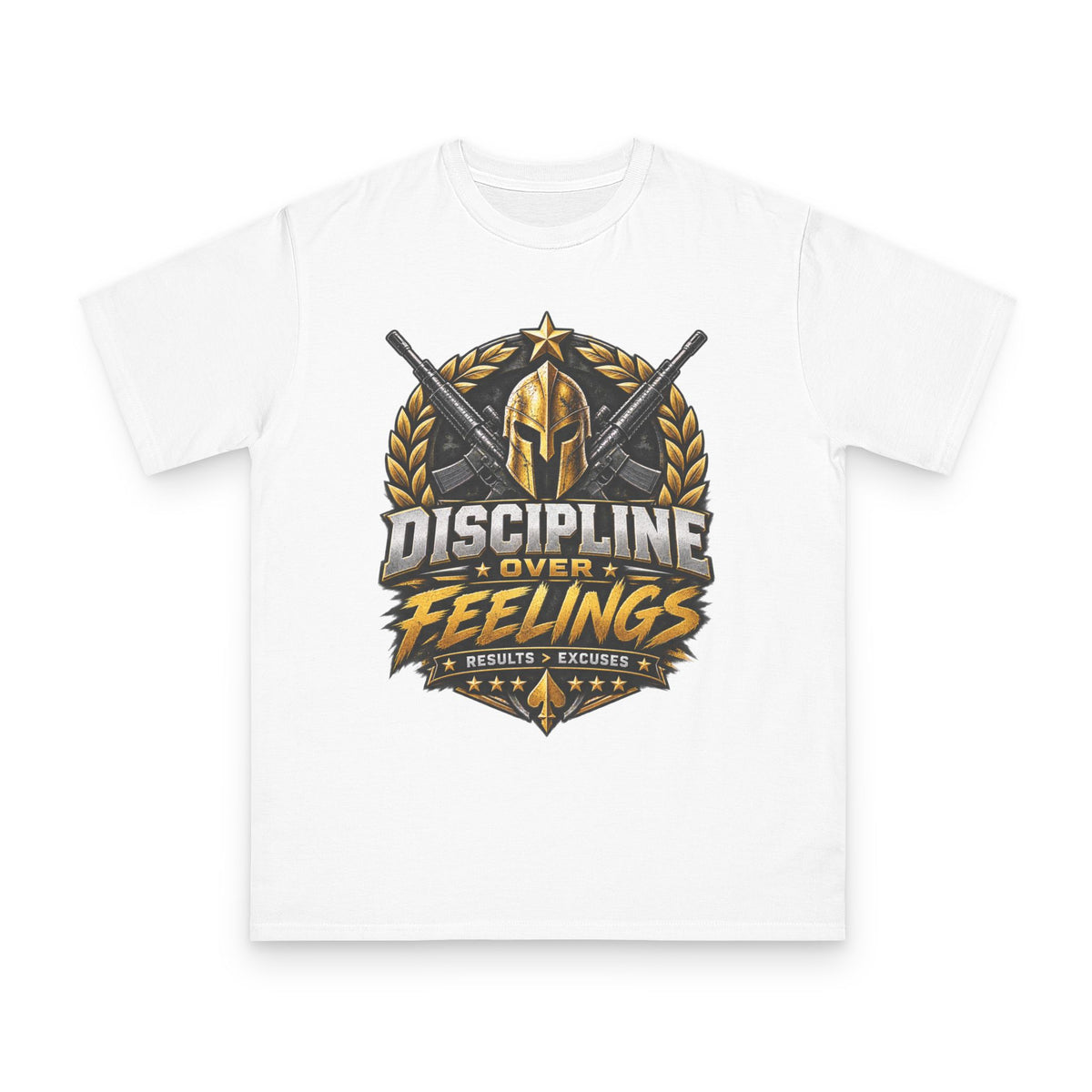 Discipline Over Feeling — Organic Unisex T-Shirt