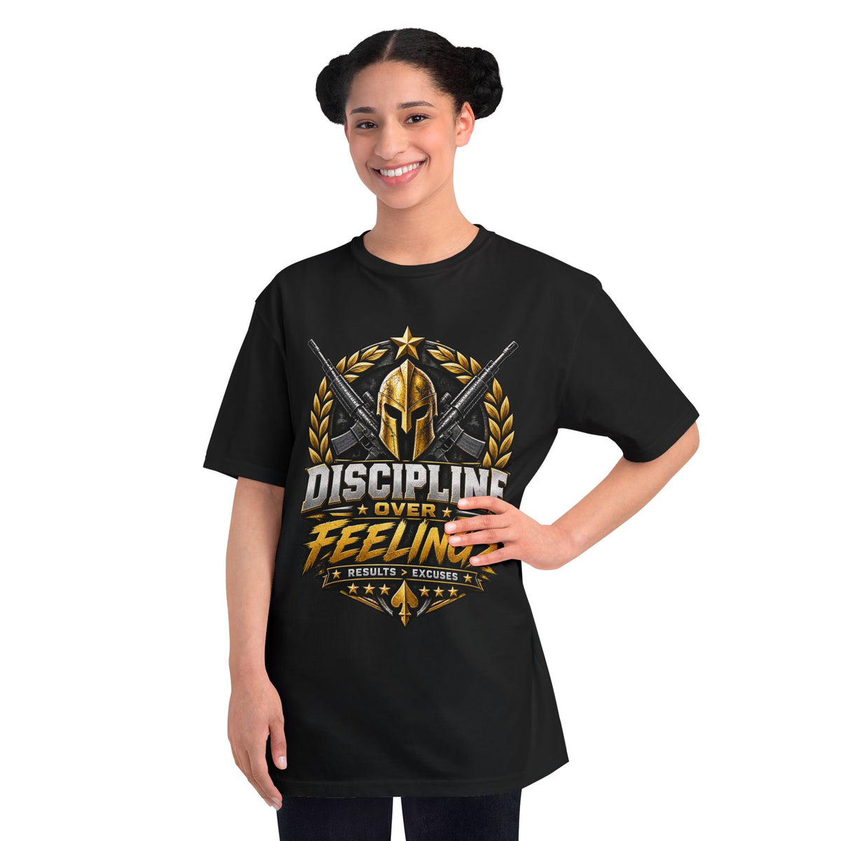 Discipline Over Feeling — Organic Unisex T-Shirt