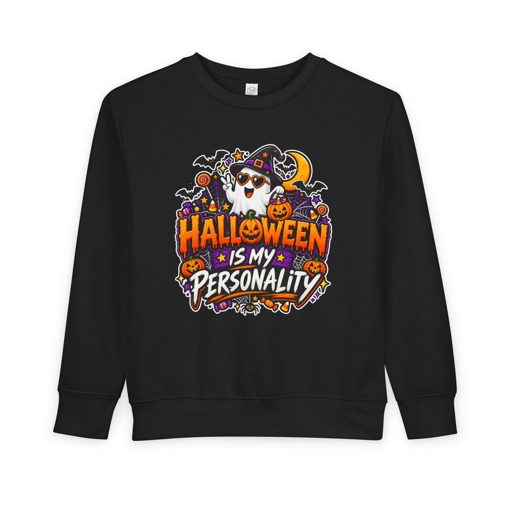 Bad to the Bone Halloween Toddler Sweatshirt