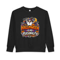 Bad to the Bone Halloween Toddler Sweatshirt