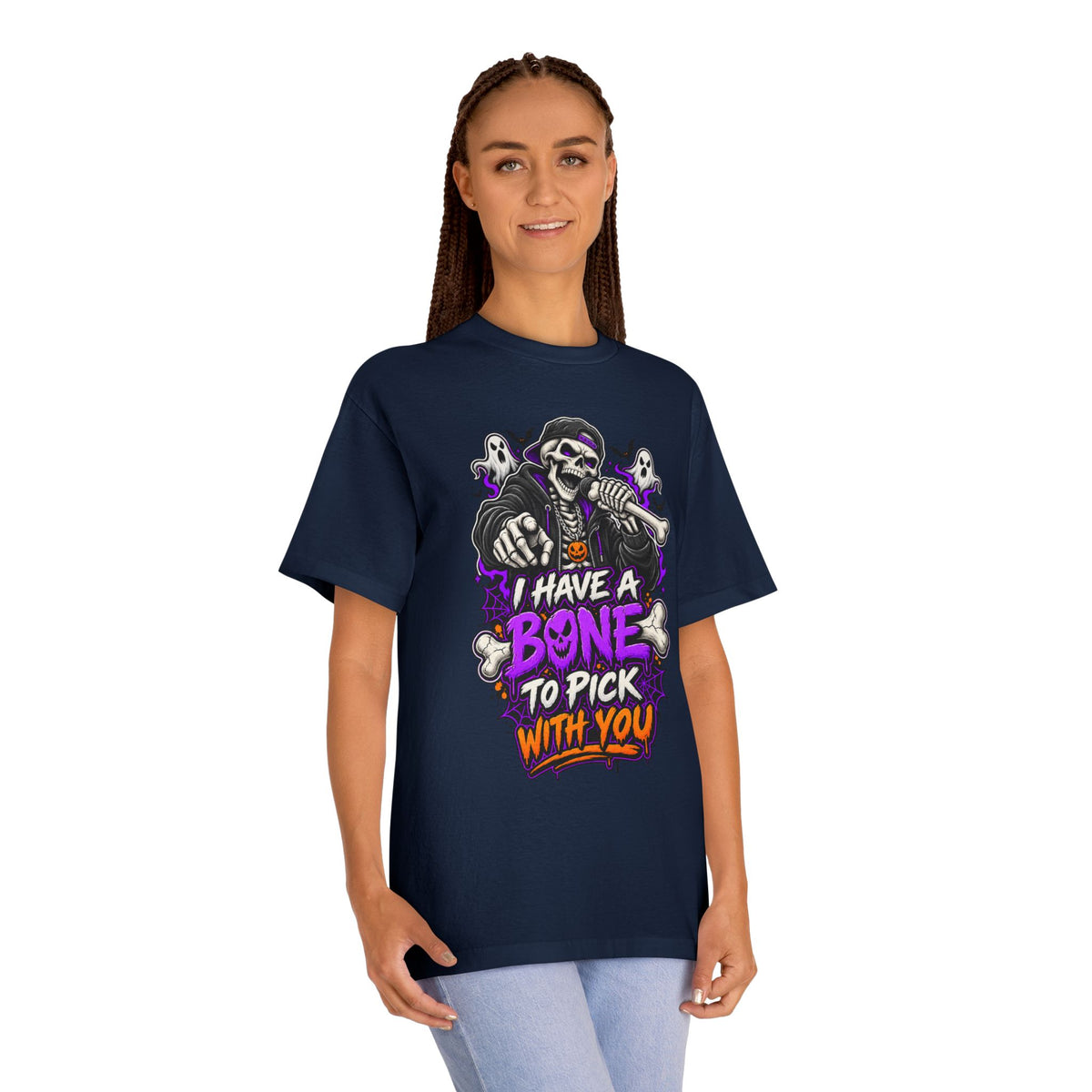 I Have a Bone to Pick With You Halloween Unisex Graphic Tee